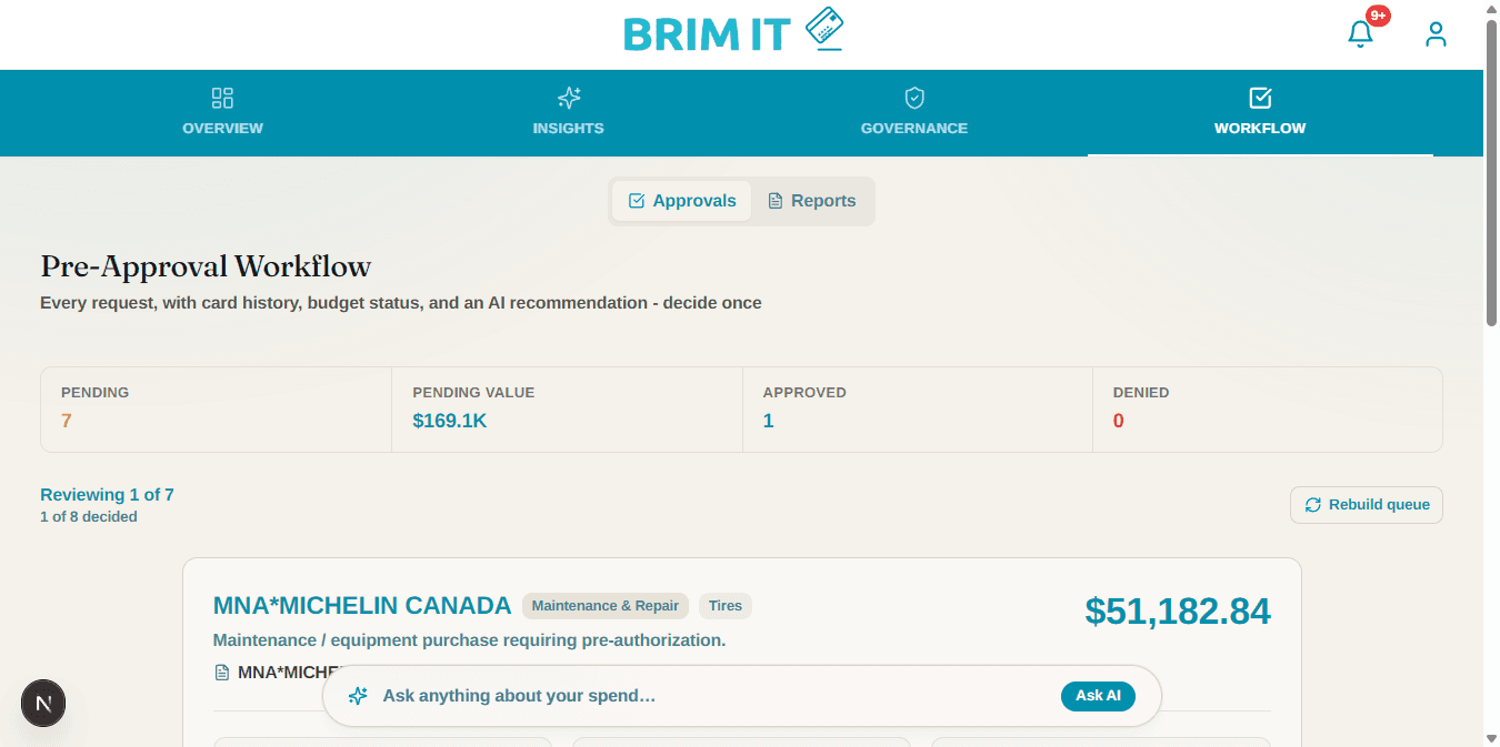 Brim It interface, frame 5